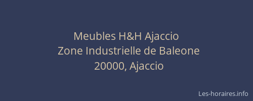Meubles H&H Ajaccio