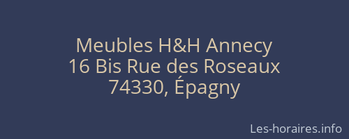 Meubles H&H Annecy