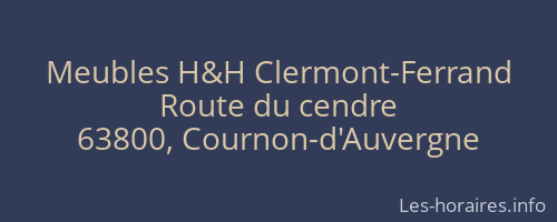 Meubles H&H Clermont-Ferrand