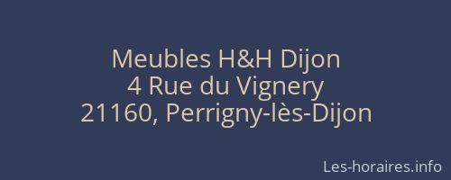 Meubles H&H Dijon