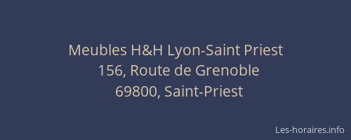 Meubles H&H Lyon-Saint Priest