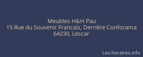 Meubles H&H Pau
