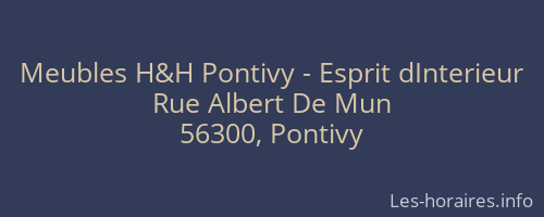 Meubles H&H Pontivy - Esprit dInterieur