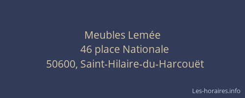 Meubles Lem&eacute;e