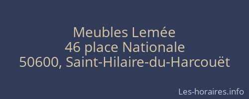 Meubles Lemée