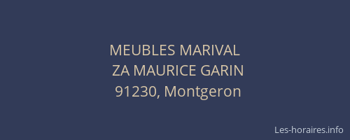 MEUBLES MARIVAL