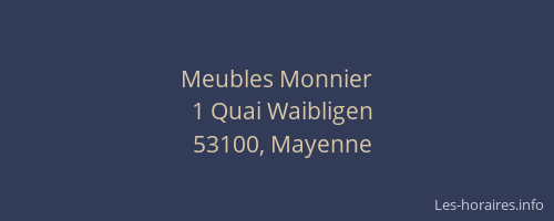 Meubles Monnier