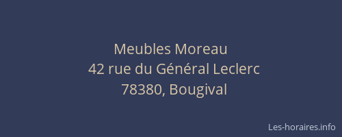 Meubles Moreau