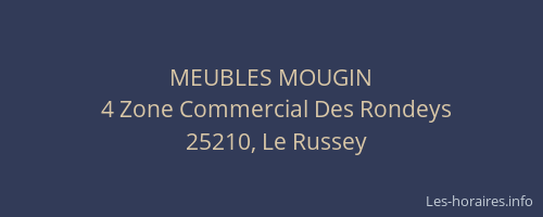 MEUBLES MOUGIN