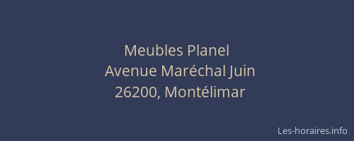 Meubles Planel