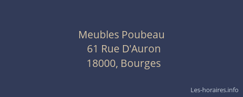 Meubles Poubeau