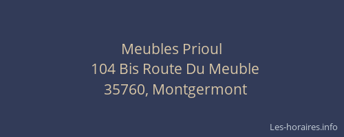 Meubles Prioul