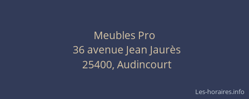 Meubles Pro