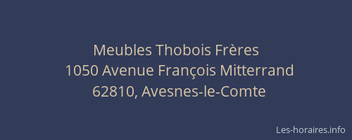 Meubles Thobois Frères