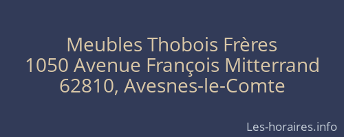 Meubles Thobois Frères
