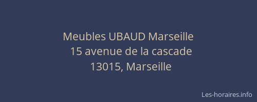 Meubles UBAUD Marseille