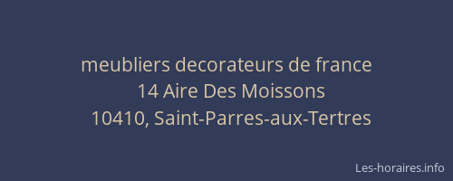 meubliers decorateurs de france