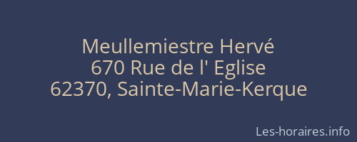 Meullemiestre Hervé
