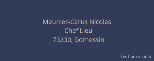 Meunier-Carus Nicolas