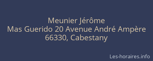 Meunier Jérôme