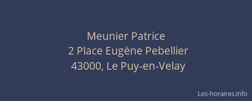 Meunier Patrice