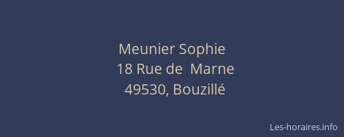 Meunier Sophie