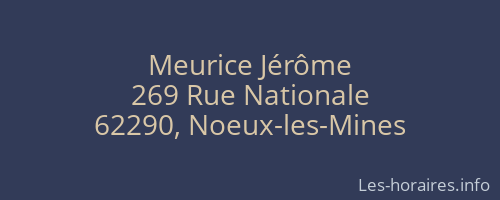 Meurice Jérôme