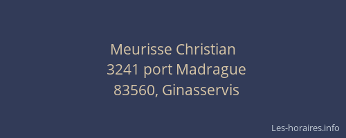 Meurisse Christian