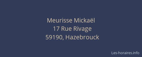 Meurisse Mickaël