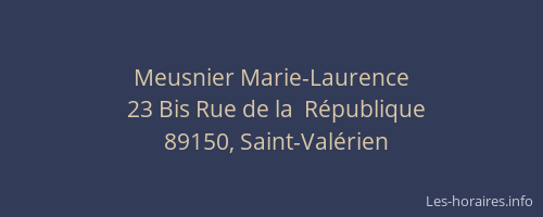 Meusnier Marie-Laurence
