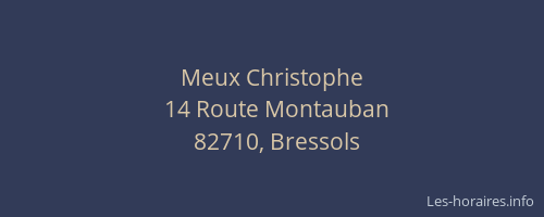 Meux Christophe