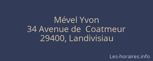 Mével Yvon