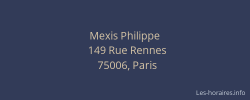 Mexis Philippe