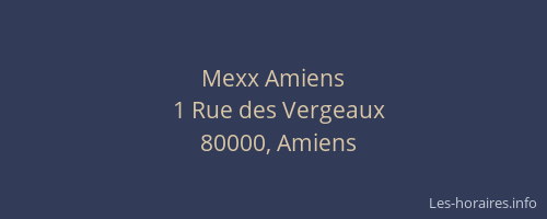 Mexx Amiens