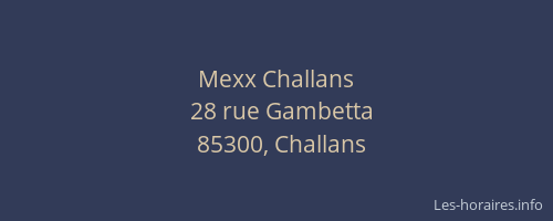 Mexx Challans