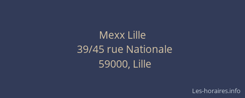 Mexx Lille