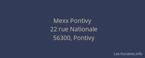 Mexx Pontivy