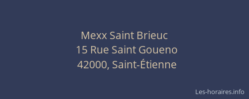 Mexx Saint Brieuc