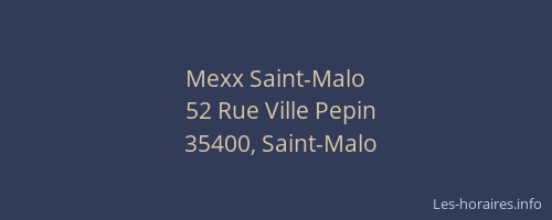 Mexx Saint-Malo