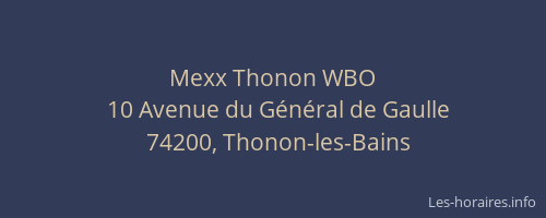 Mexx Thonon WBO