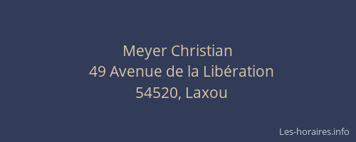 Meyer Christian
