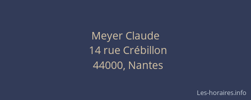Meyer Claude