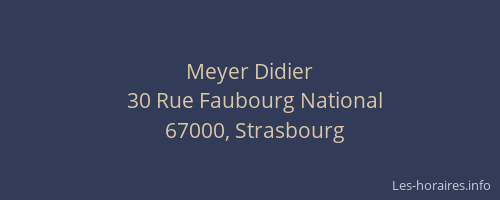 Meyer Didier