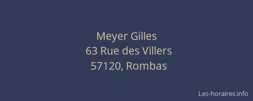 Meyer Gilles
