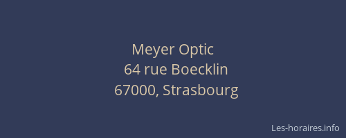 Meyer Optic