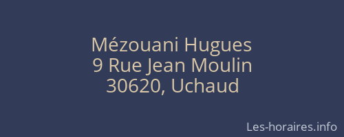 Mézouani Hugues