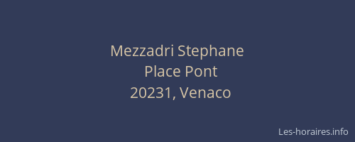 Mezzadri Stephane