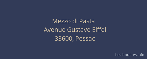 Mezzo di Pasta