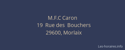 M.F.C Caron