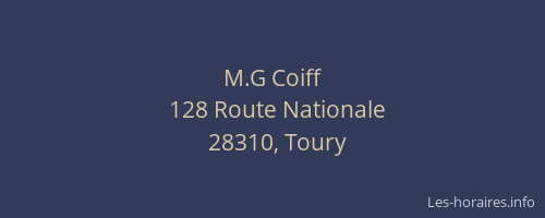 M.G Coiff